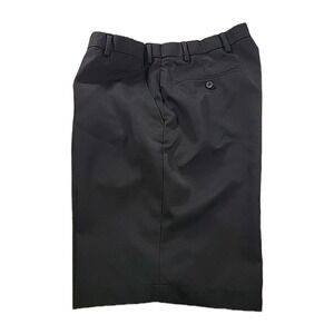 Jos A Bank Men Traveler Shorts Black Classic‎ Casual Slider Waistband 38!